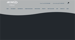 Desktop Screenshot of olympiapaints.co.za